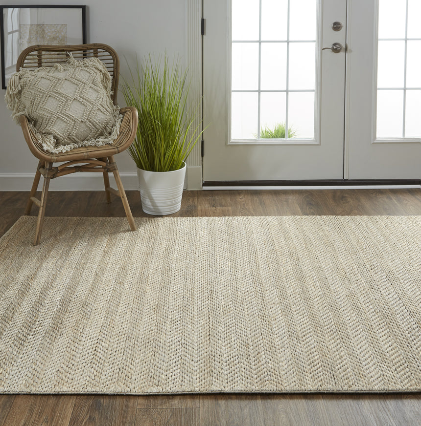 Feizy Kaelani Transitional Geometric - Tan/Gray Area Rug - Clearance