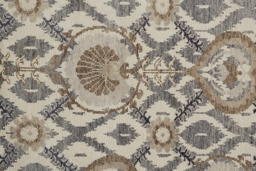 Feizy Beall Traditional Oriental - Ivory/Gray/Taupe Area Rug