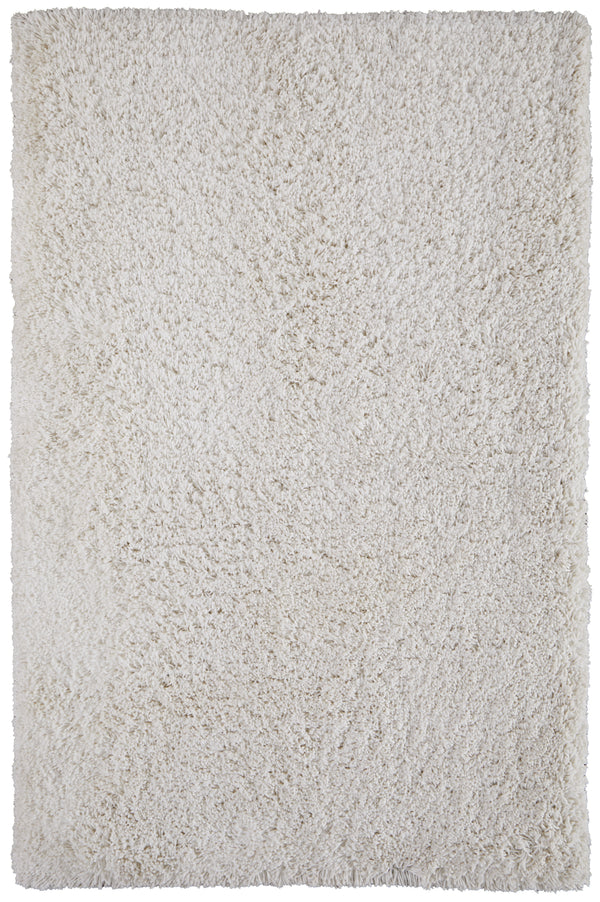 Feizy Stoneleigh Modern Solid - Ivory/White Area Rug
