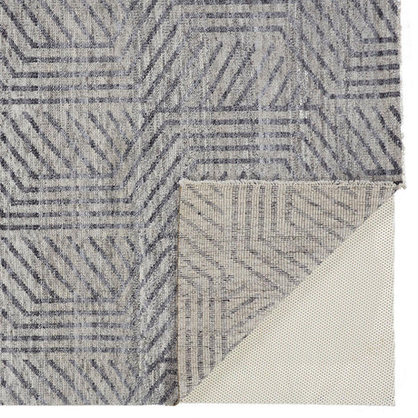 Feizy Vivien Modern Geometric - Gray/Tan Area Rug - Clearance