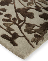 Feizy Bella Transitional Floral & Botanical - Ivory/Taupe/Brown Area Rug - Clearance