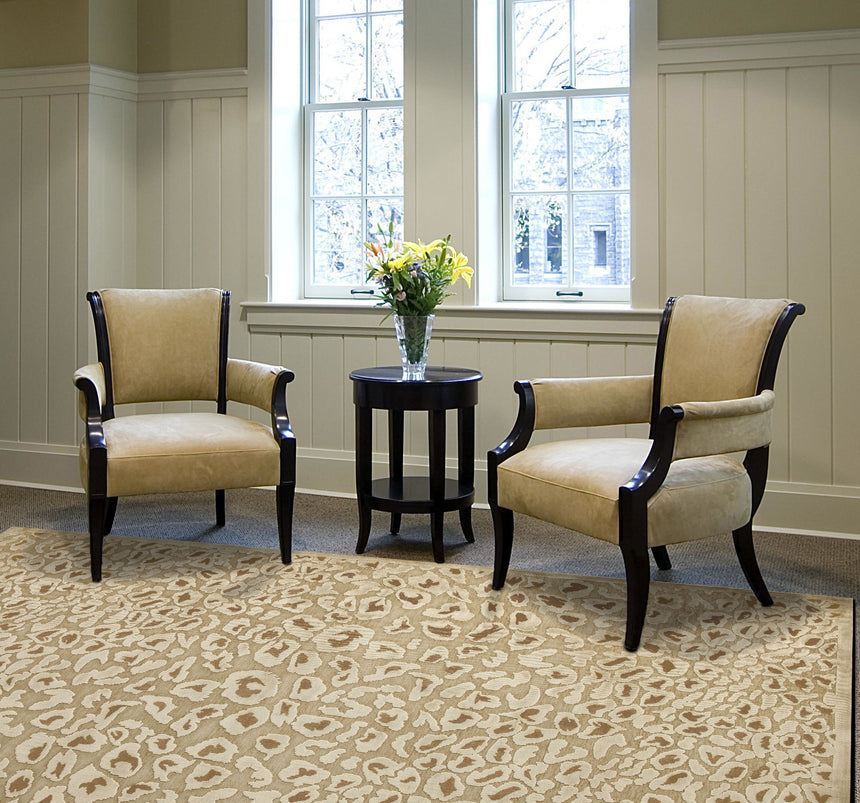 Feizy Saphir Transitional Abstract - Tan/Brown Area Rug - Clearance