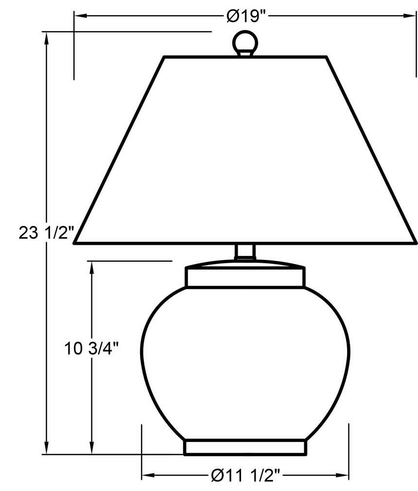 Buxerolles Cream Table Lamp