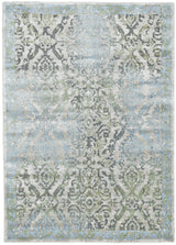 Feizy Katari Transitional Floral & Botanical - Blue/Green/Gray Area Rug - Clearance