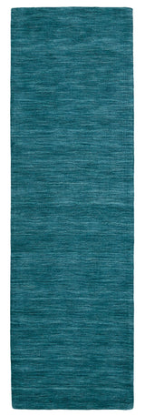 Feizy Luna Modern Solid - Blue/Green Area Rug