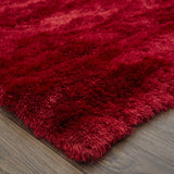Feizy Indochine Modern Solid - Red/Purple Area Rug