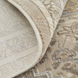 Feizy Celene Traditional Medallion - Tan/Brown/Ivory Area Rug