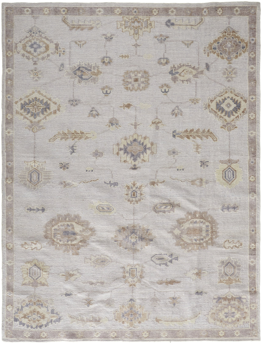 Feizy Wendover Transitional Oriental - Ivory/Orange Area Rug