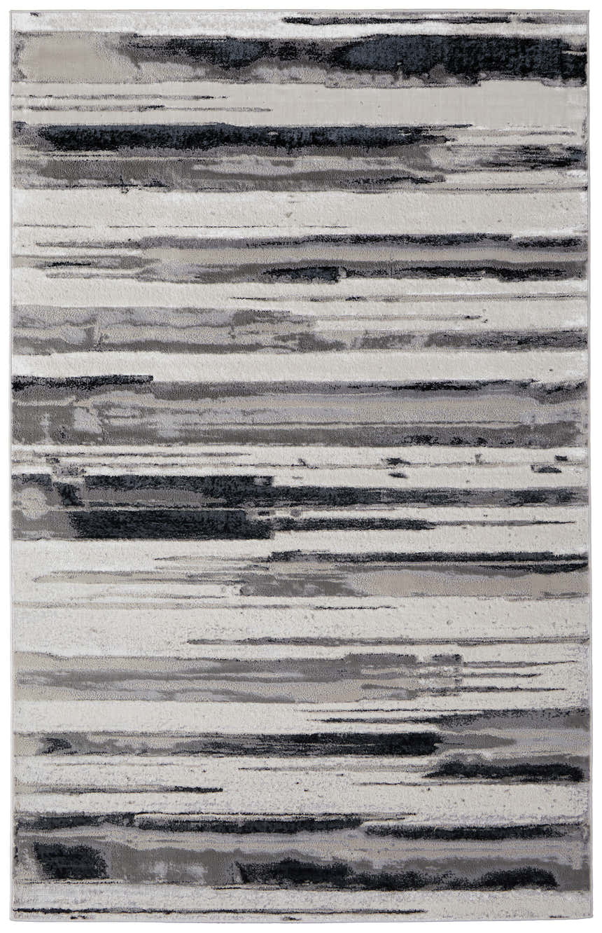 Feizy Micah Modern Abstract - Silver/Gray/Black Area Rug – Boutique Rugs