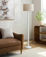 Garbagnate White Floor Lamp
