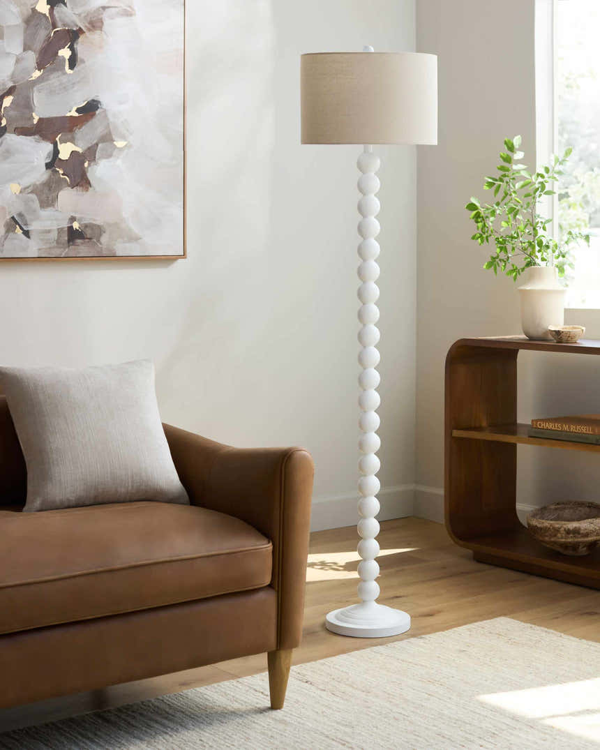 Garbagnate White Floor Lamp