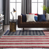 Navy Square Throw Pillow - Clearance