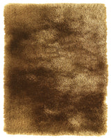 Feizy Indochine Modern Solid - Brown/Gold Area Rug - Clearance