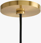 Dark Gray Traditional Pendant Light with glass details for kitchen islands or dining areas
