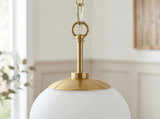 Rich Light Gray Traditional Pendant Light with glass details for kitchen islands or dining areas