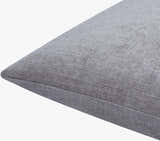 Zihna Slate Gray Throw Pillow - Clearance