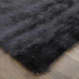 Feizy Indochine Modern Solid - Black Area Rug