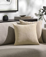 Zihna Cream Throw Pillow