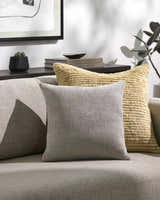 Zihna Taupe Throw Pillow