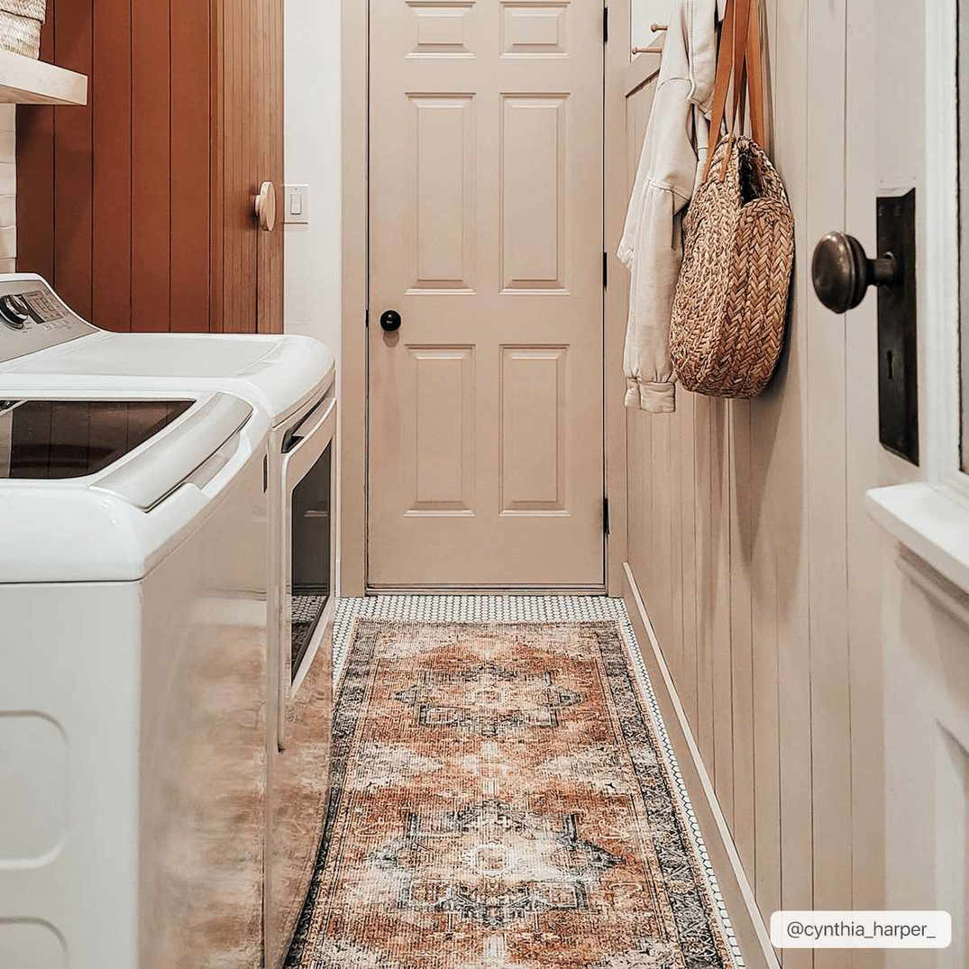 Rosman Distressed Washable Area Rug – Boutique Rugs