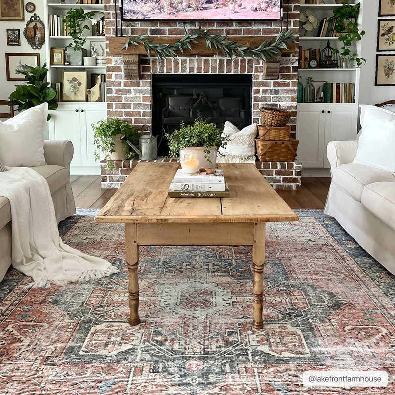 Rosman Distressed Washable Area Rug – Boutique Rugs