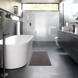 Washable Bath Mat, Dark Gray