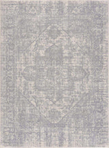 Peeta Gray Medallion Area Rug