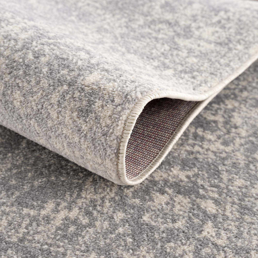 Peeta Gray Medallion Area Rug