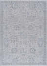 Close-up of the light gray Albuquerque Thick Luxe Area Rug with traditional floral and border pattern. Design-Rectangle-6796