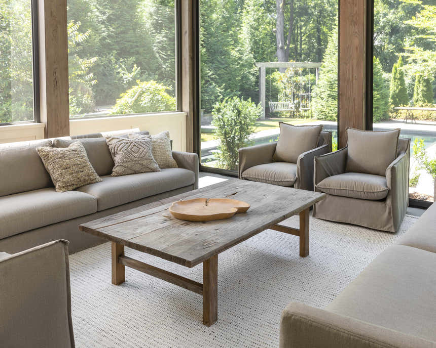 Lindy Pale Pink Throw Pillow