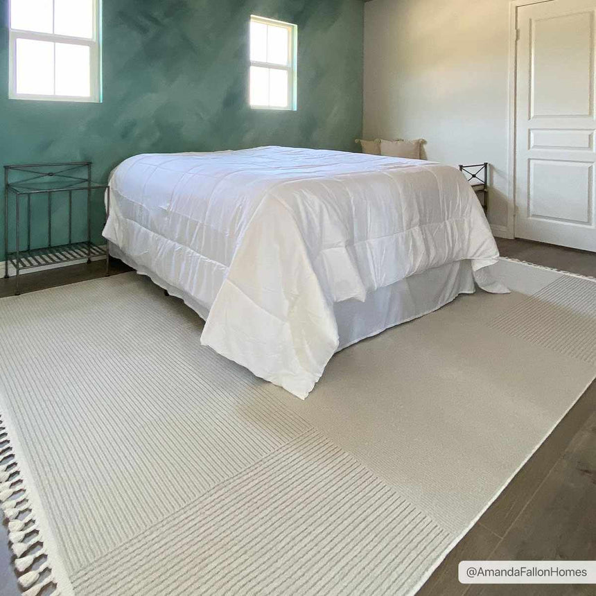 Abia Beige Area Rug - Clearance