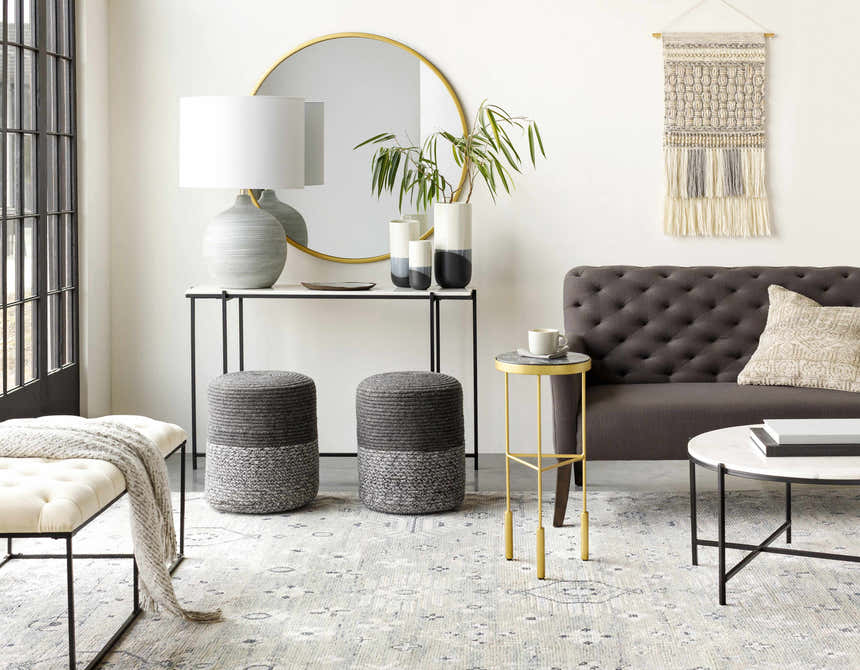 Magarao Round Marble Coffee Table