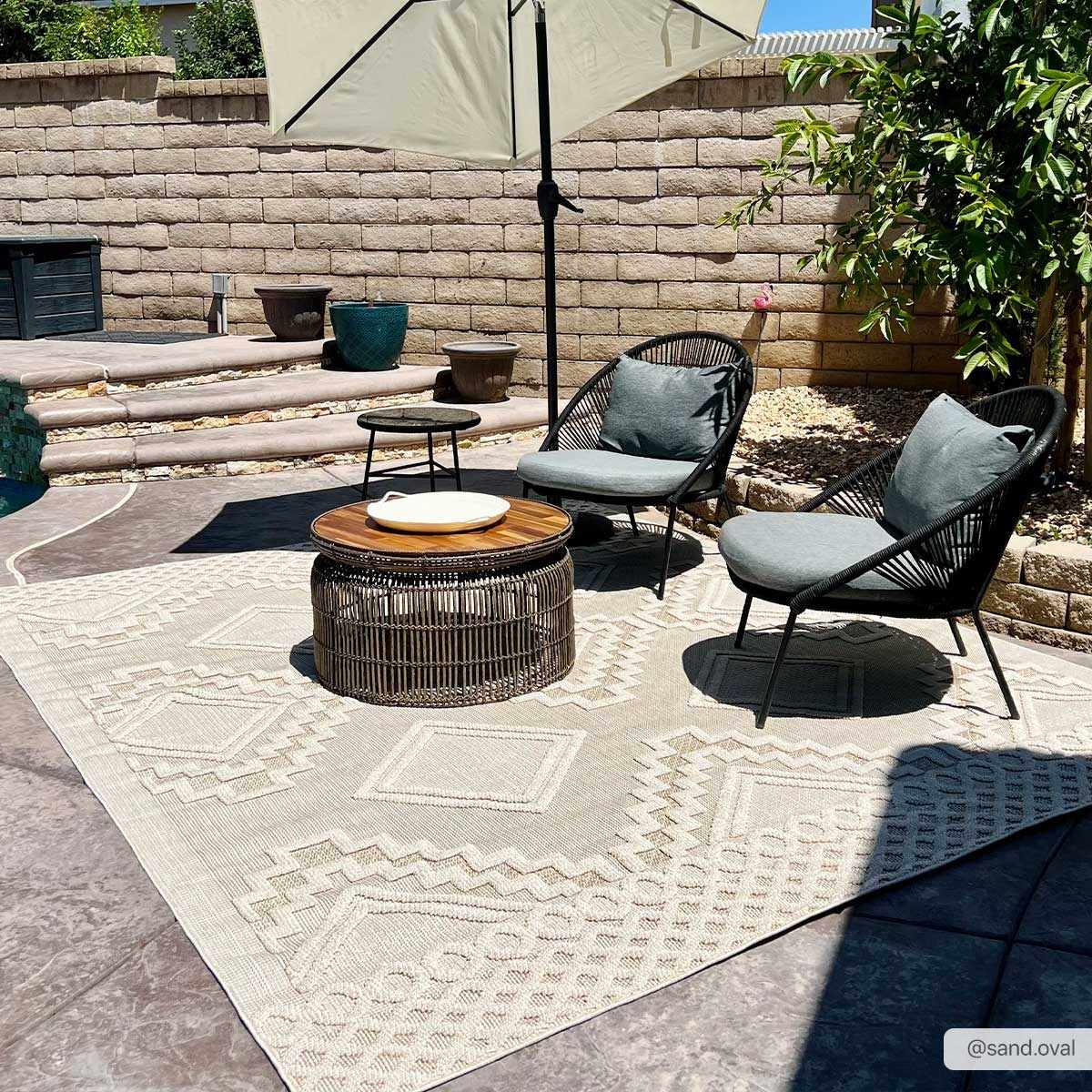 Arwid Bone Area Rug - Clearance