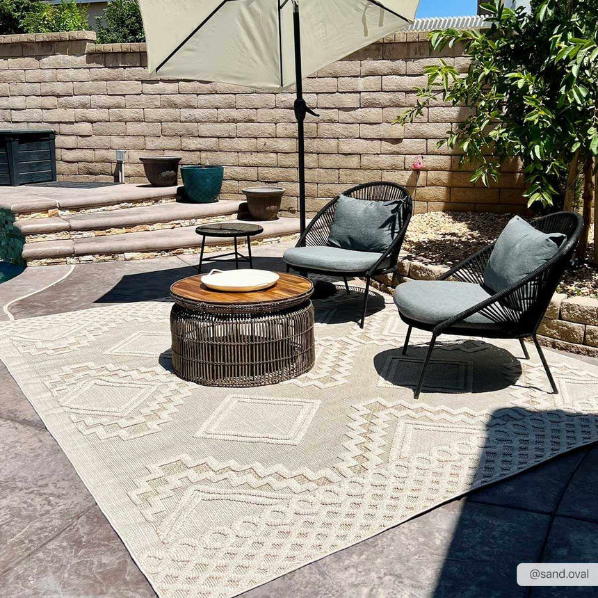 Arwid Bone Area Rug - Clearance