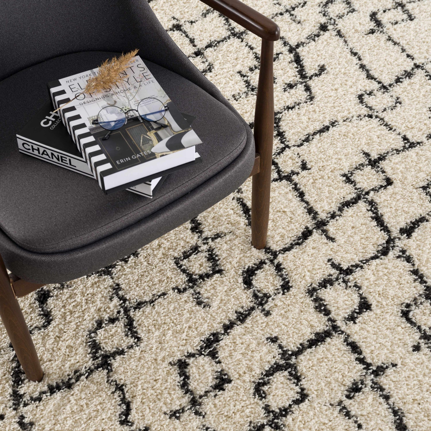 Pahala Moroccan Shag Area Rug - Clearance