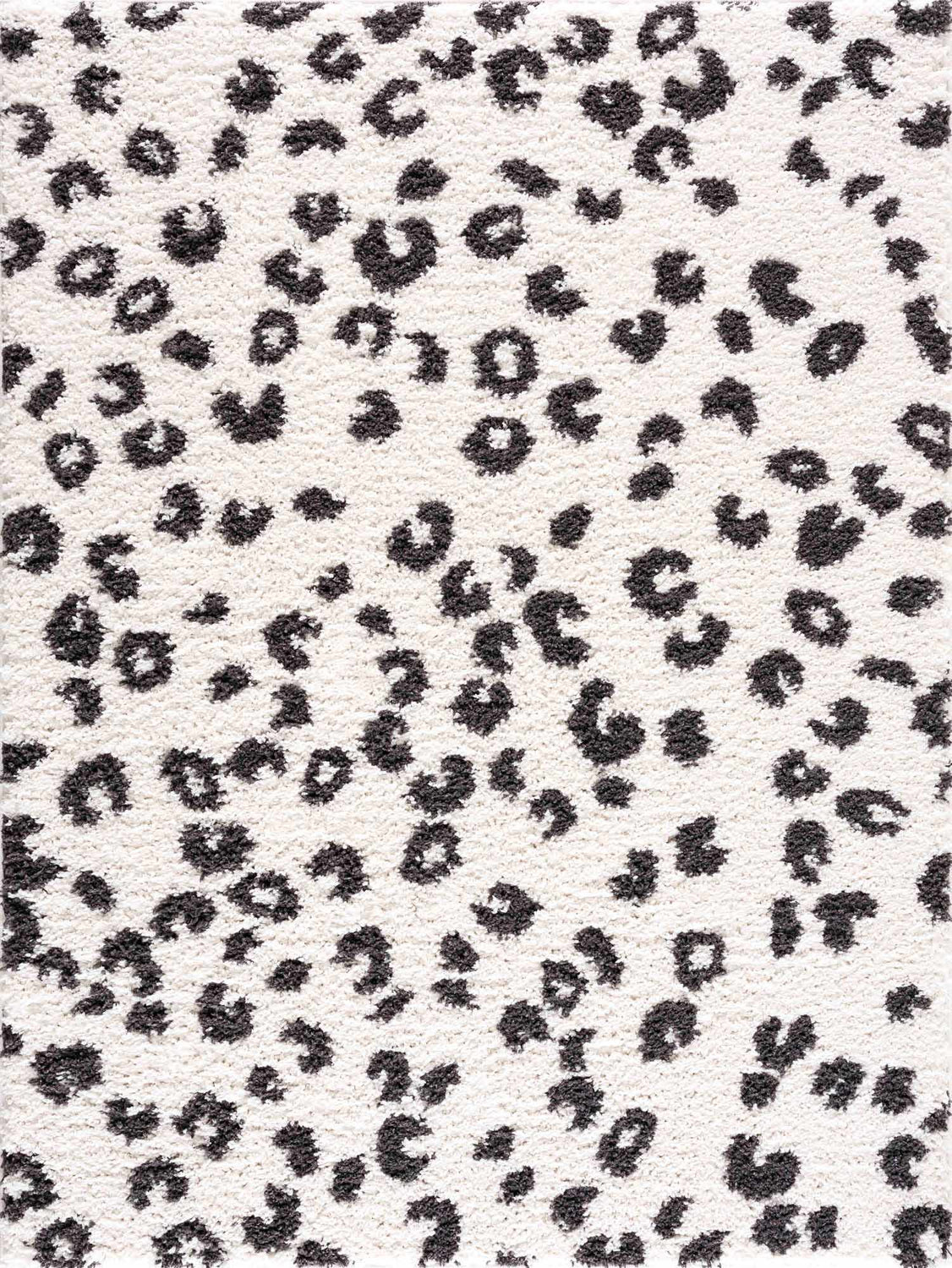 Zhen Black Spots Leopard Rug - Clearance