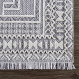 Alya 3D Saxony  with Fringes Area Rug - Clearance