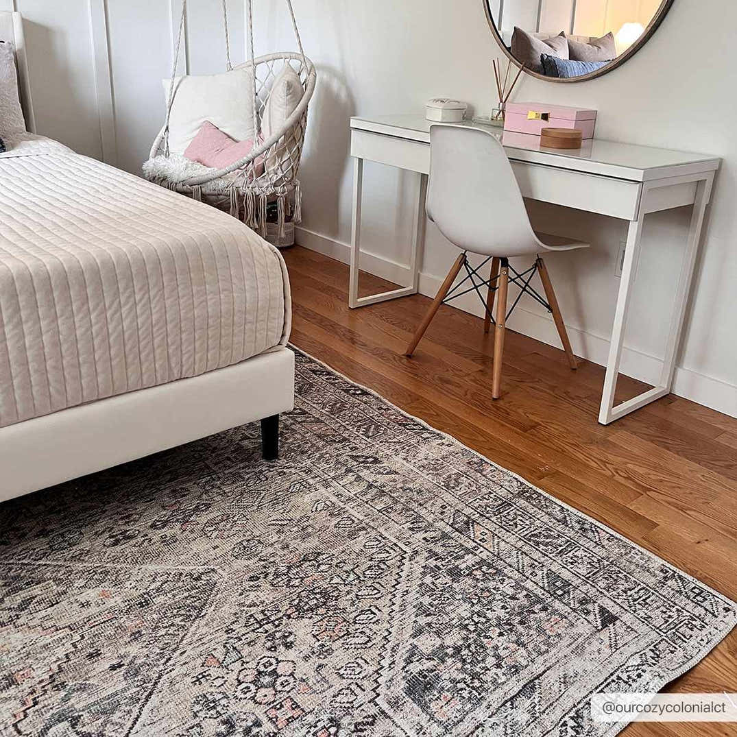 Barny Tan Washable Area Rug – Boutique Rugs