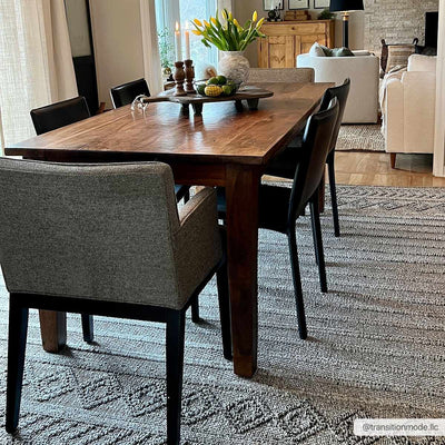 Beige Blue Dekel Area Rug