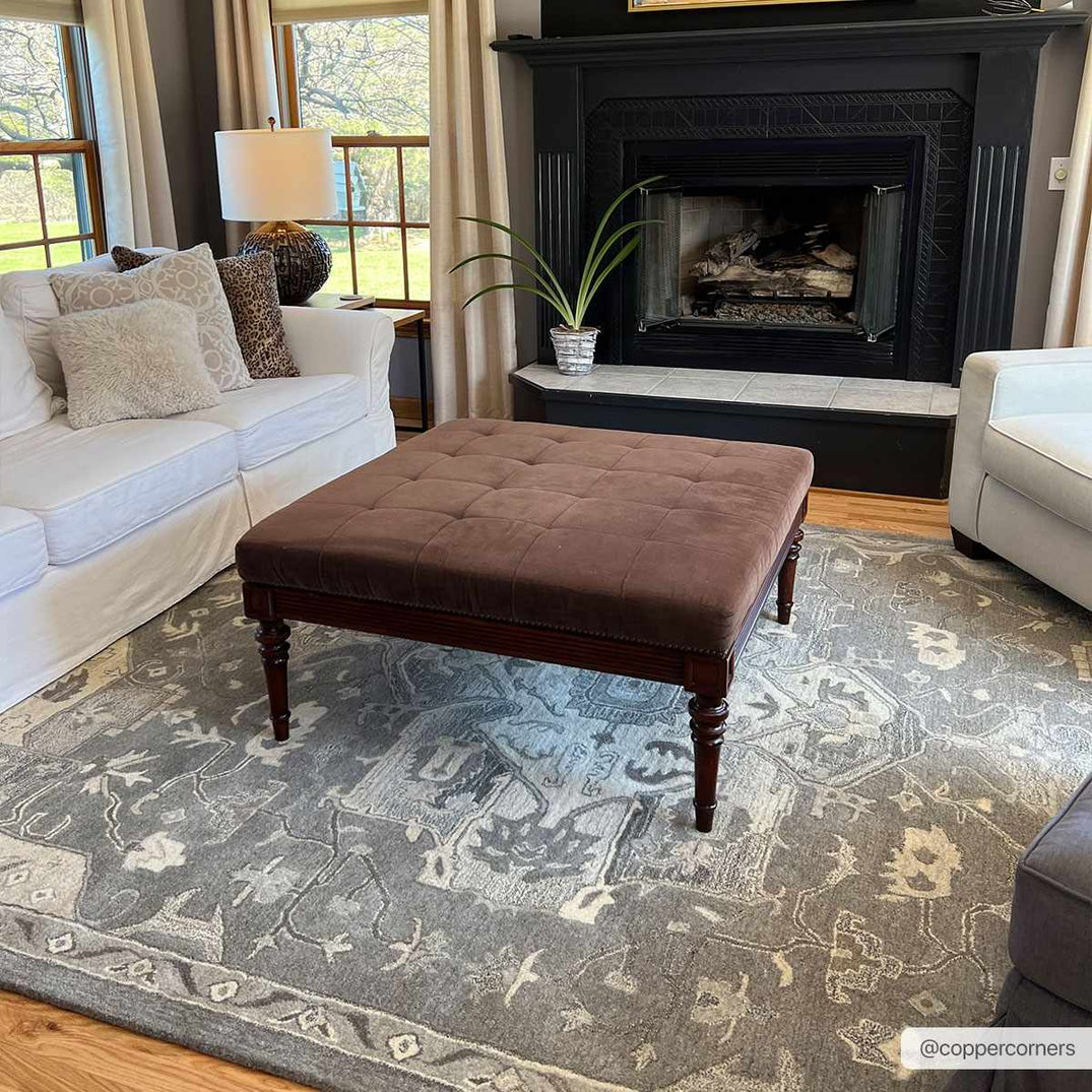 Broomfield 1196 Hand Tufted Taupe Wool Rug – Boutique Rugs