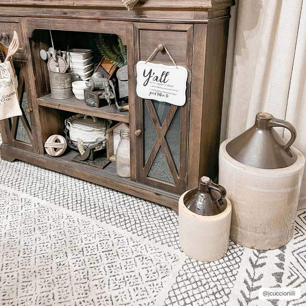 Burdette Area Rug - Farmhouse Style Soft Neutral Rug – Boutique Rugs