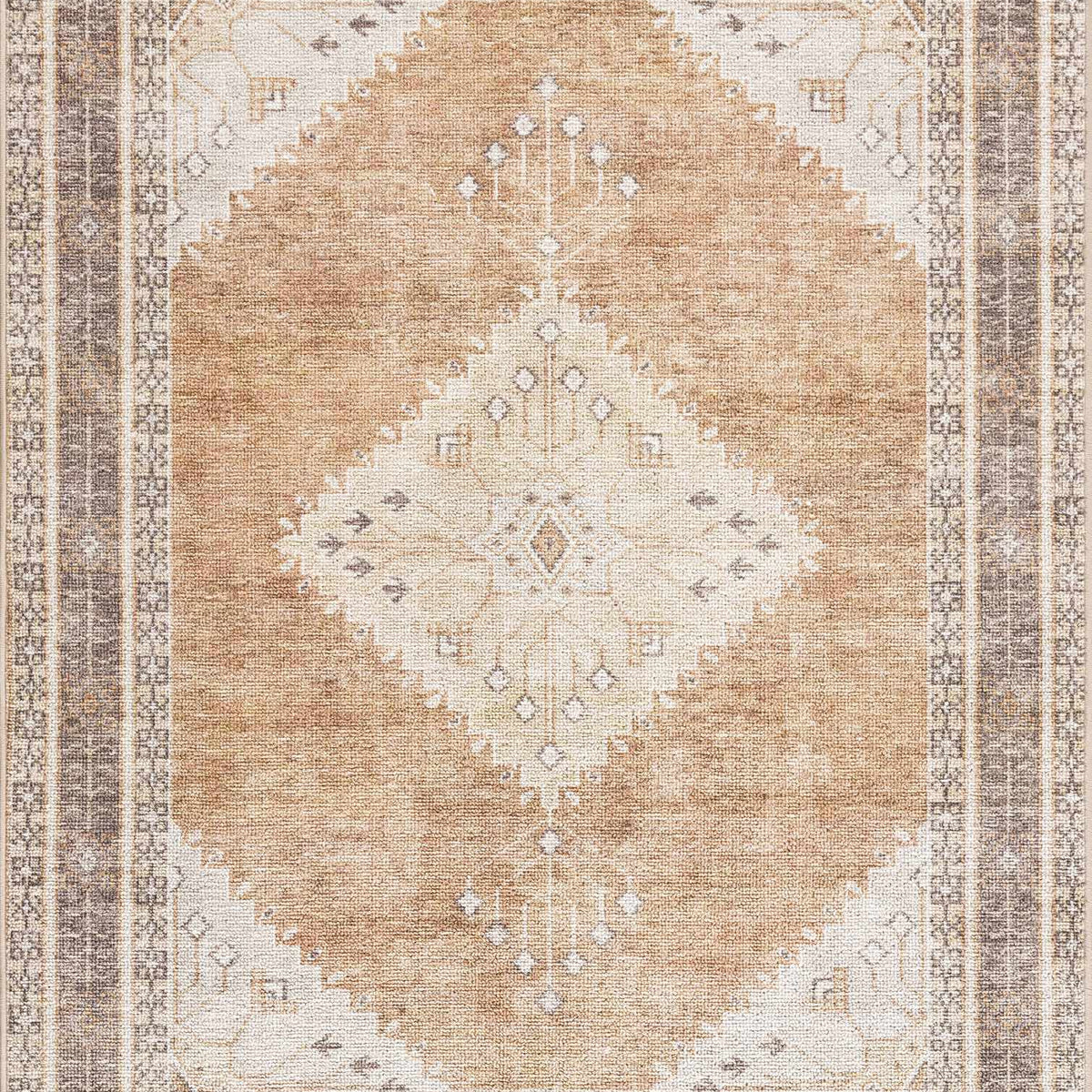 Albas Washable Area Rug | Washable Non Slip Rug
