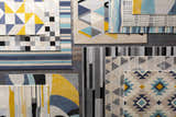 Assorted Ringgold Area Rugs - Clearance. Geometric, striped, and patterned rugs in aqua, charcoal, mustard, and taupe. Styleshot