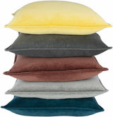 Wasilla Mustard Square Throw Pillow