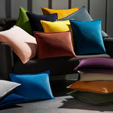 Eugene Dark Purple Square Throw Pillow