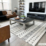 Corry Cream&Black Wool Rug - Clearance