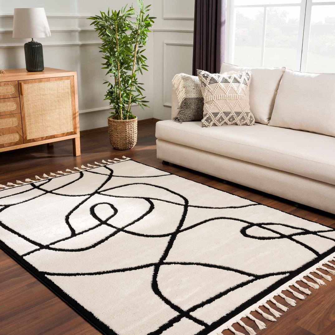 Azana Black & White Area Rug – Boutique Rugs