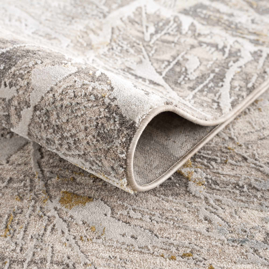 Hinda Textured Rug with Fringes