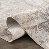 Hinda Textured Rug with Fringes