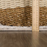 Hinda Textured Rug with Fringes
